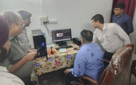 एमडी पावर ने मेरठ में बाॅडी वार्न कैमरें के सर्वर रूम का किया औचक निरीक्षण