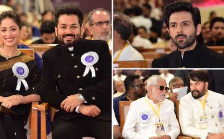 गुजरात में सजी 72वें राष्ट्रीय फिल्म पुरस्कारों की शाम; ममूटी, कार्तिक आर्यन, यामी गौतम और आदित्य धर की खास तस्वीरें वायरल 