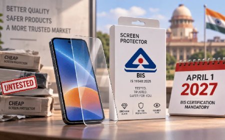 अब स्मार्टफोन स्क्रीन गार्ड के लिए भी जरूरी होगा सरकारी सेफ्टी सर्टिफिकेट, 1 अप्रैल 2027 से लागू होगा नया नियम