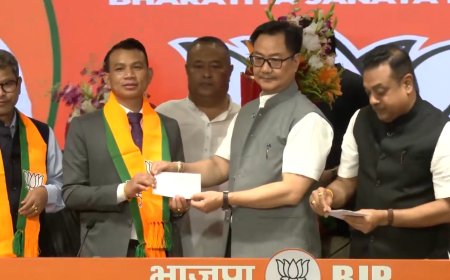 मेघालय में सियासी उलटफेर : यूडीपी के 8 विधायक भाजपा में शामिल, एनपीपी के बाद दूसरी सबसे बड़ी पार्टी बनी