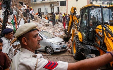 सत्य निकेतन हादसे में बड़ा अपडेट: भवन मालिक हरिराम की गिरफ्तारी को 10 टीमें गठित, अब तक 7 की मौत 
