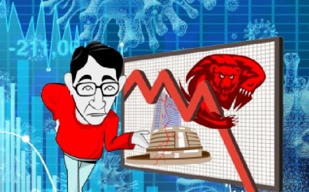 लगातार दूसरे दिन गिरा बाजार, सेंसेक्स 243 अंक फिसला; निफ्टी 22,700 के करीब 