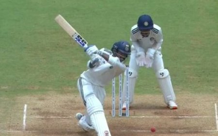 शतक से चूके साउथ जोन के कप्तान तिलक वर्मा; पहली पारी में 372 रनों से पिछड़ी टीम, वेस्ट जोन की स्थिति बेहद मजबूत