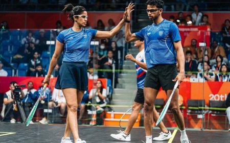 एशियन गेम्स: सेमीफाइनल में हार के बाद जोशना-सेंथिलकुमार की जोड़ी को ब्रॉन्ज मेडल से संतोष