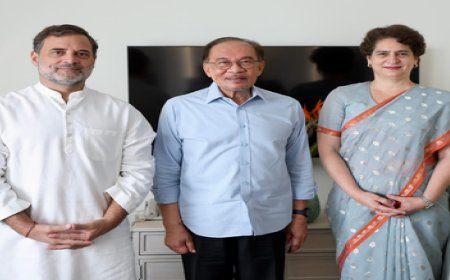 मलेशियाई प्रधानमंत्री अनवर इब्राहिम से म‍िले राहुल और प्रियंका गांधी, नाश्‍ते के दौरान हुई चर्चा