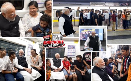 पीएम मोदी का मेट्रो मोमेंट्स : बच्चों से की बात, जन्माष्टमी से लेकर किताबों पर हुई चर्चा
