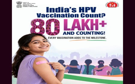 भारत में 80 लाख से ज्यादा एचपीवी टीकाकरण हुए पूरे : स्वास्थ्य मंत्रालय 