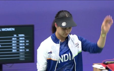 Asian Games 2026: मनु भाकर 10 मीटर एयर पिस्टल में पदक से चूकीं, फाइनल में 5वें स्थान पर रहीं 