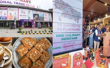 यूपी ट्रेड शो : बागपत का घेवर, शामली की पलंग तोड़ पेड़ा-बर्फी बनीं लोगों की पसंद