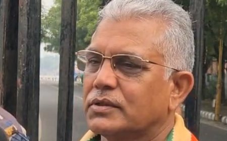 'खुद अध्यक्ष हारे, तो पार्टी कैसे जीतेगी', चुनाव आयोग के खिलाफ कांग्रेस के प्रदर्शन पर दिलीप घोष का पलटवार