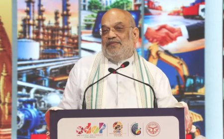 यूपी इंटरनेशनल ट्रेड शो में अमित शाह बोले- तमंचों की फैक्ट्री की जगह बन रही ब्रह्मोस  