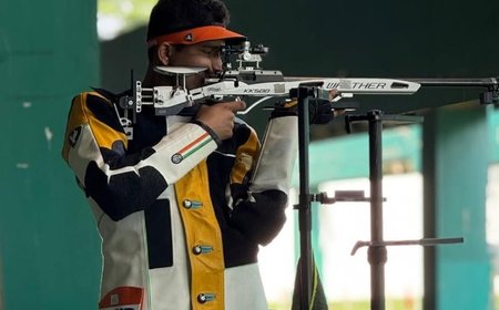 Asian Games 2026 Shooting: भारतीय शूटर्स का जलवा बरकरार; पुरुषों की 10 मीटर एयर राइफल में हिमांशु ने जीता सिल्वर, रुद्राक्ष पाटिल को मिला ब्रॉन्ज मेडल 