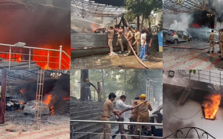 Meerut Avika Hotel fire: मेरठ में अविका होटल में लगी भीषण आग, लोगों ने भागकर बचाई जान; फायर ब्रिगेड ने आग पर पाया काबू