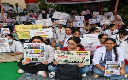 स्टाइपेंड बढ़ाने की मांग को लेकर इंटर्न डॉक्टरों का प्रतिनिधिमंडल जम्मू-कश्मीर के मुख्यमंत्री से मिलेगा