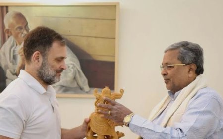 सिद्धारमैया ने राहुल गांधी से मुलाकात की, कर्नाटक की राजनीति से जुड़े विभिन्न मुद्दों पर की चर्चा 