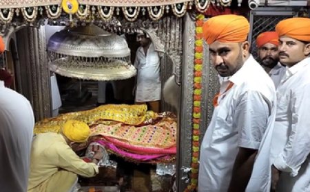 जैसलमेर के रामदेवरा में लोकदेवता बाबा रामदेवजी के 642वें अंतरप्रांतीय मेले का विधिवत शुभारंभ 