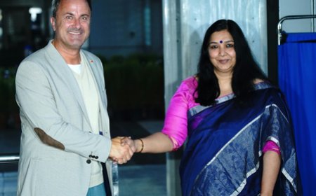 तीन दिवसीय आधिकारिक यात्रा पर भारत पहुंचे लक्जमबर्ग के उप प्रधानमंत्री जेवियर बेटेल; विदेश मंत्री एस. जयशंकर से करेंगे द्विपक्षीय वार्ता