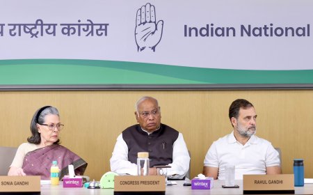 कांग्रेस कार्यसमिति की बैठक में मुख्य चुनाव आयुक्त के इस्तीफे को लेकर प्रस्ताव पारित    