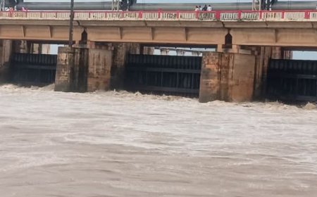 बिहार : गंडक का जलस्तर 91.25 मीटर के नए रिकॉर्ड पर; तटबंधों पर भारी दबाव, तीन स्थानों पर क्षति