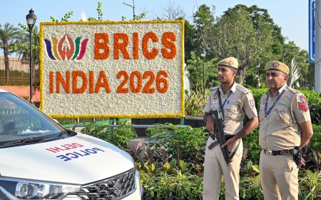 ब्रिक्स सम्मेलन के लिए दिल्ली में चाक-चौबंद सुरक्षा, 700 से अधिक सीसीटीवी से निगरानी, कई प्रमुख रास्ते भी बंद