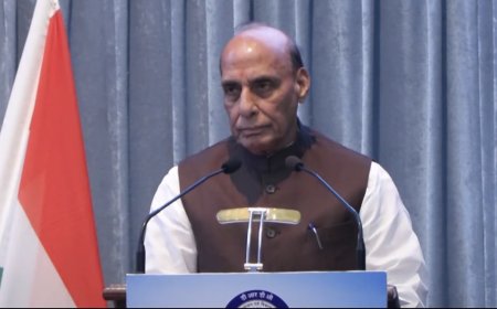 भारत डिफेंस एक्सपोर्टर बनने की दिशा में तेजी से बढ़ रहा आगे : राजनाथ सिंह