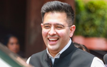राघव चड्ढा ने 'आप' को 'एक्स गर्लफ्रेंड' बताकर किया कटाक्ष, कहा- कहीं अपने हाथ की नस न कांट लें
