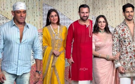 अंबानी परिवार के 'एंटीलिया' में गणेशोत्सव की भव्य धूम; सलमान खान, करीना-सैफ 