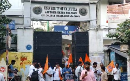 20 सितंबर को 'बांग्ला भाषा दिवस' घोषित करने की मांग, एबीवीपी का बंगाल में प्रदर्शन 