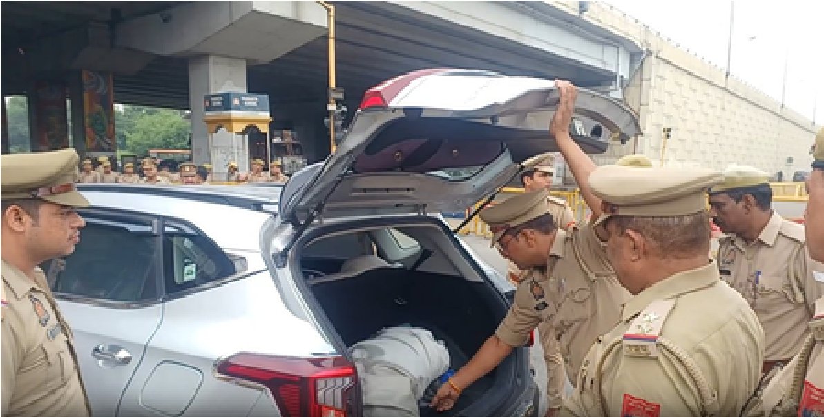 गाजियाबाद और नोएडा में सुरक्षा के कड़े इंतजाम, दिल्ली में प्रवेश करने से पहले की जा रही जांच 
