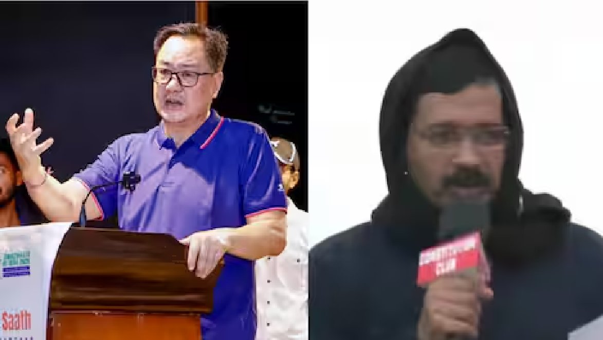 एसआईआर विवाद के बीच रिजिजू ने शेयर किया केजरीवाल का 2015 का वीडियो, उठाए सवाल