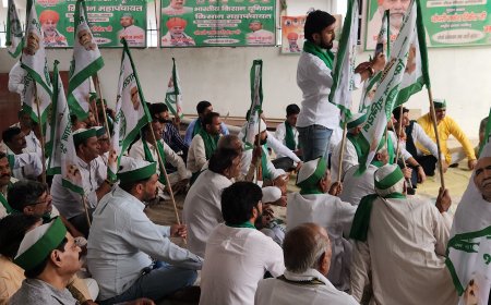 दिल्ली कूच कर रहे भारतीय किसान यूनियन (टिकैत) के नेताओं को पुलिस ने किया हाउस अरेस्ट