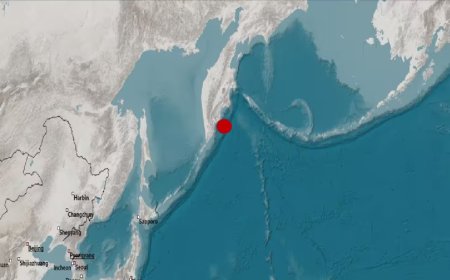 रूस के कामचटका क्षेत्र में भूकंप के जबरदस्‍त झटके, र‍िक्‍टर स्‍केल पर 6.9 दर्ज की गई तीव्रता