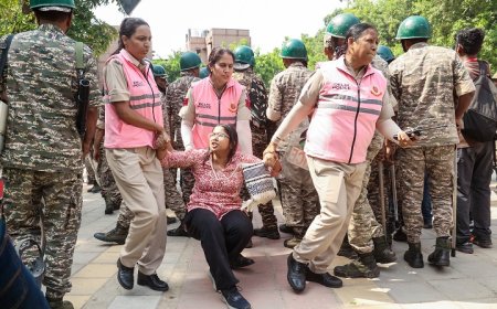 सीजेपी के प्रदर्शन को लेकर दिल्ली में करीब 1,000 लोग हिरासत में लिए गए