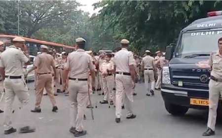 दिल्ली में सीजेपी के प्रदर्शन से पहले सुरक्षा के कड़े इंतजाम, 45 मेट्रो स्टेशन बंद