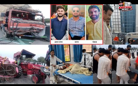 सहारनपुर में भीषण सड़क हादसा: मेरठ के सरधना स्थित कुशावली गांव के 4 श्रद्धालुओं की मौत, 20 से ज्यादा घायल
