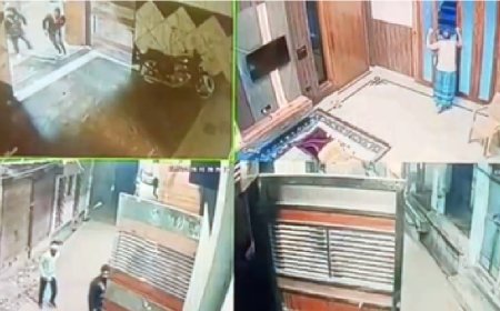 ग्रेटर नोएडा : 7 दिन पहले हुई फायरिंग में युवक की हत्या का सीसीटीवी फुटेज आया सामने; अभी तक चार शूटर फरार