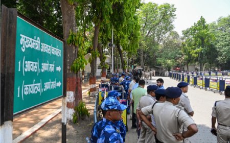 सीजेपी के दिल्ली प्रदर्शन को लेकर पटना में सुरक्षा कड़ी, एनडीए नेताओं ने पाबंदियों का किया बचाव