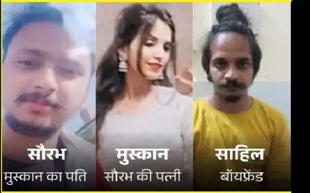 Breaking News Meerut: सौरभ राजपूत हत्याकांड में मुस्कान और साहिल को सजा-ए-मौत