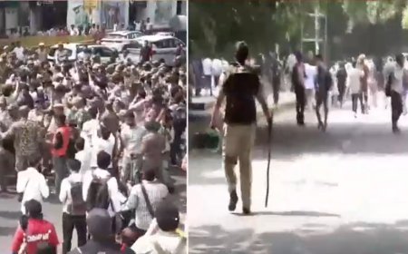 Breaking News: टॉलस्टॉय रोड पर प्रदर्शनकारियों का हंगामा, दिल्ली में CJP समर्थकों को पुलिस ने खदेड़ा